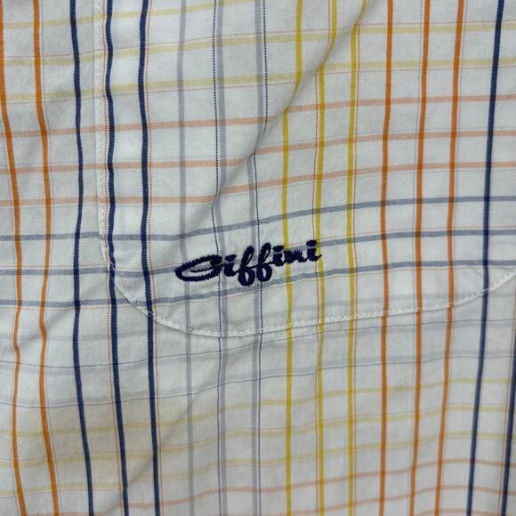 Giffini Men's Plaid Short Sleeve Button-Down Shirt Size Large - Casual - Picture 9 of 10